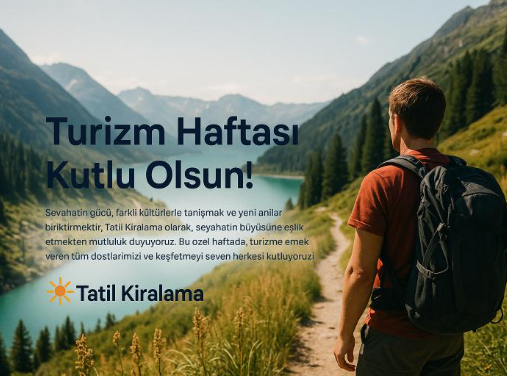 Turizm haftası Kutlu Olsun